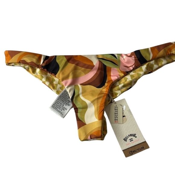 Billabong Return to Paradise Reversible Tanga Bikini Swim Bottoms Small S New - Picture 5 of 9
